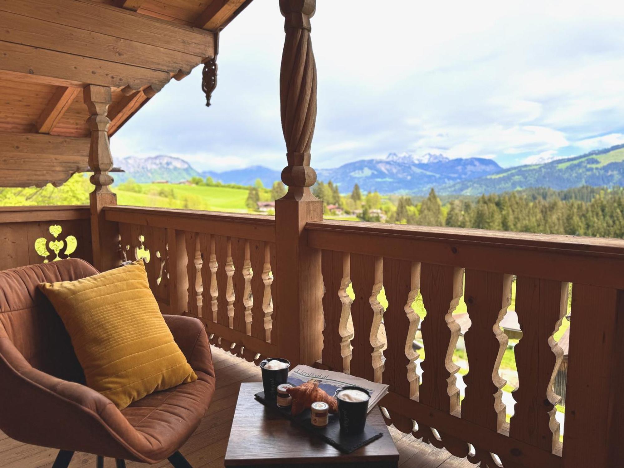 5* Panorama Chalet Mit Sauna By Belle Stay Going am Wilden Kaiser Kültér fotó