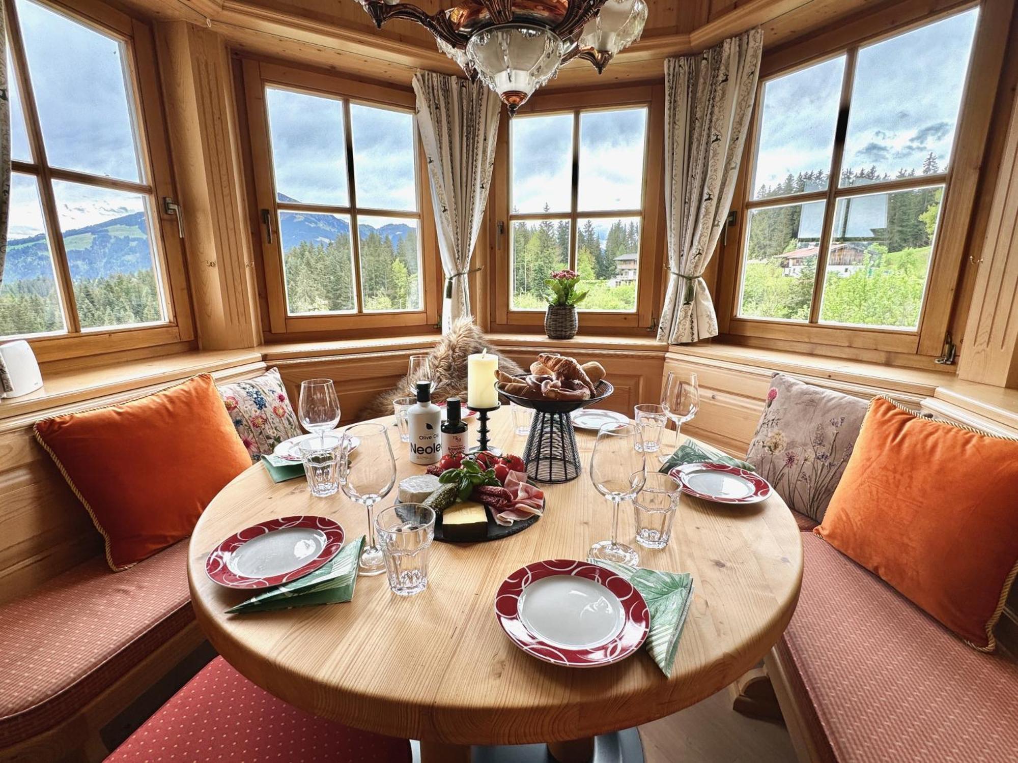 5* Panorama Chalet Mit Sauna By Belle Stay Going am Wilden Kaiser Kültér fotó