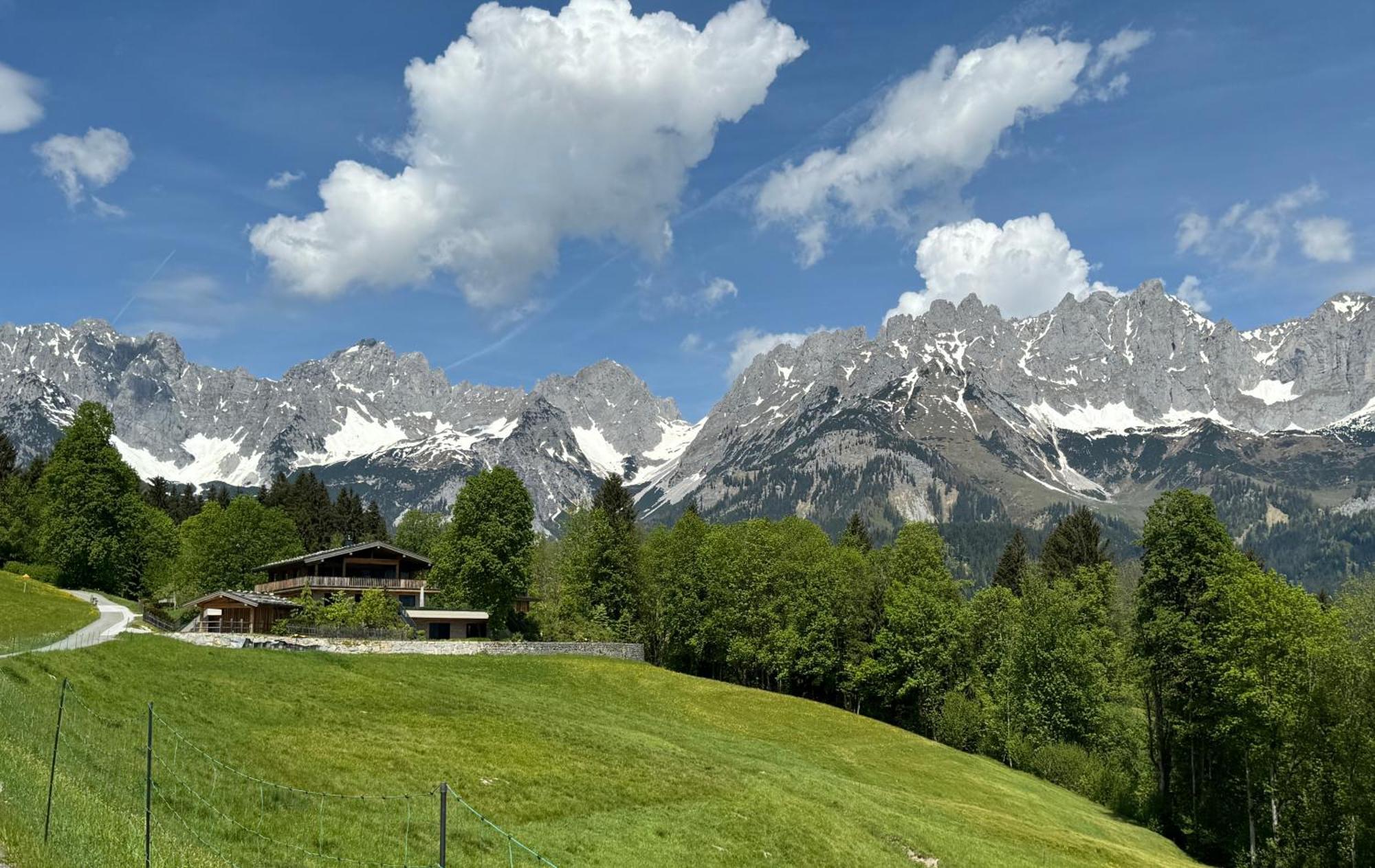 5* Panorama Chalet Mit Sauna By Belle Stay Going am Wilden Kaiser Kültér fotó