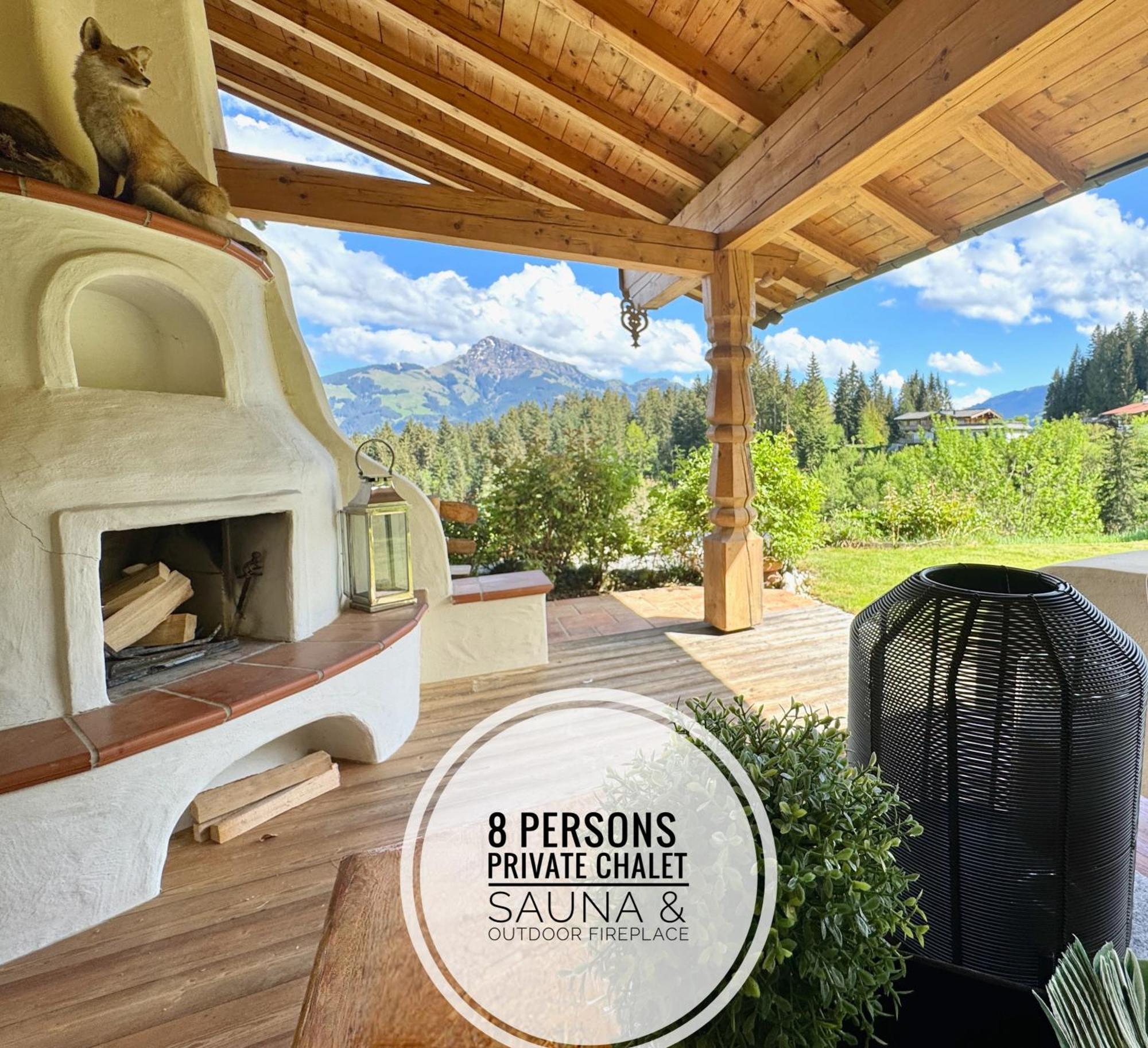 5* Panorama Chalet Mit Sauna By Belle Stay Going am Wilden Kaiser Kültér fotó